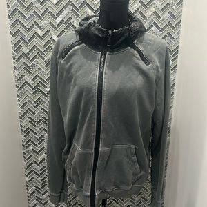 Used jacket have have a bleach stain and one stain mark